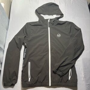 Hollister Black and White Mesh Jacket